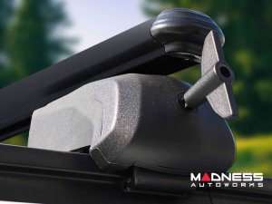 FIAT 500X Roof Rack Cross Bars - for models w/ factory roof rails - Black - Trekking 2016-2023